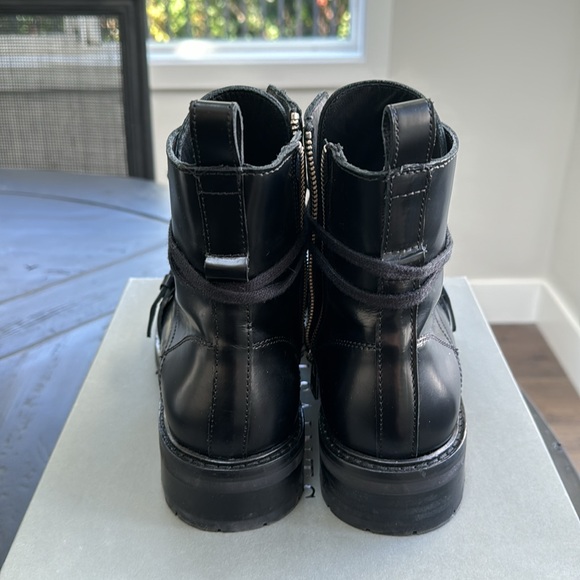 AllSaints Donita Leather Lug-Sole Boots - Picture 5 of 7